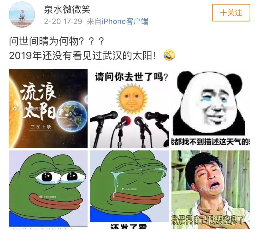 武汉连阴13天50年一遇 市民发问“晴”为何物