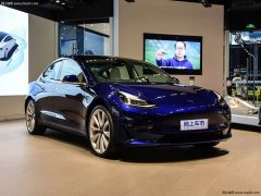 特斯拉Model 3国产后 起售价26万元左右