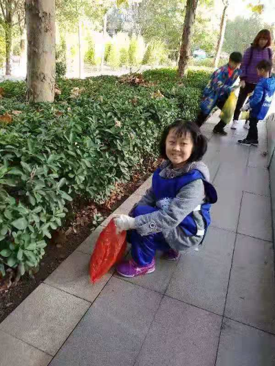 运动健身 保护环境之小记者公益跑