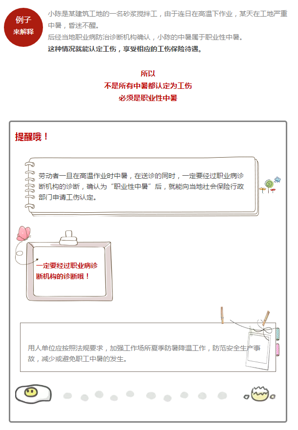深圳35℃以上高温作业中暑可认定工伤