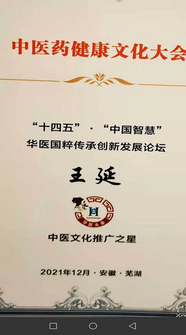 中国名人网 官方报道 最美名中医——王延